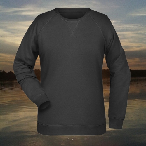 bluza – damska – Nel – bawełna – organiczna – poliester – premium – bez – kaptura – czarna - black – XS – 3XL - crewneck