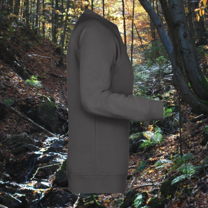 bluza – damska – Nel – bawełna – organiczna – poliester – premium – bez – kaptura – ciemnoszara - graphite – XS – 3XL - crewneck