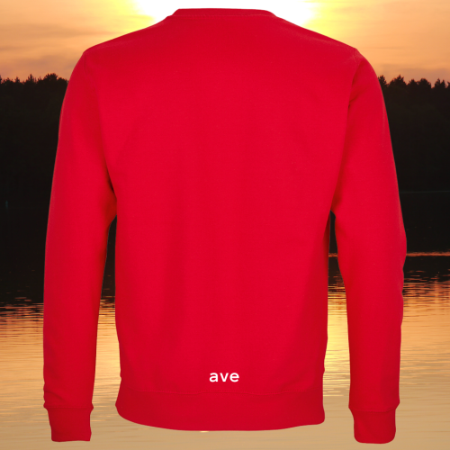 bluza - Sol - unisex - bawełna - organiczna - poliester - z - recyklingu - premium - XS - 3XL - bez - kaptura - czerwona - bright - red - logo