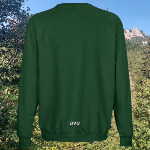 bluza - Sol - unisex - bawełna - organiczna - poliester - z - recyklingu - premium - XS - 5XL - bez - kaptura - ciemnozielona - bottle - green - logo