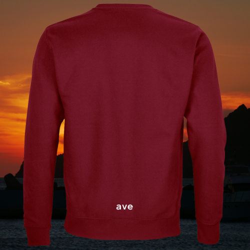 bluza - Sol - unisex - bawełna - organiczna - poliester - z - recyklingu - premium - XS - 3XL - bez - kaptura -bordowa - burgundy - logo