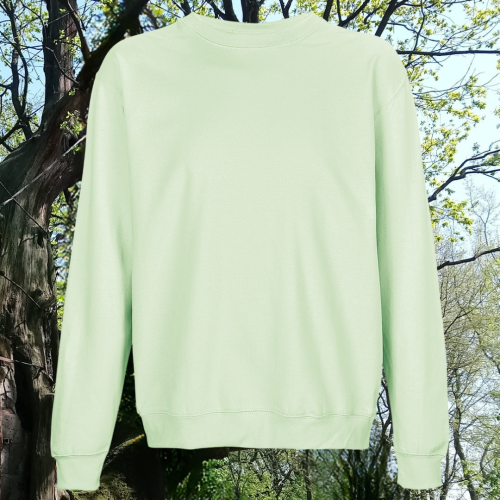 bluza - Sol - unisex - bawełna - organiczna - poliester - z - recyklingu - premium - XS - 3XL - bez - kaptura - jasnozielona - creamy - green