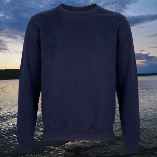 bluza - Sol - unisex - bawełna - organiczna - poliester - z - recyklingu - premium - XS - 5XL - bez - kaptura - granatowa - french - navy