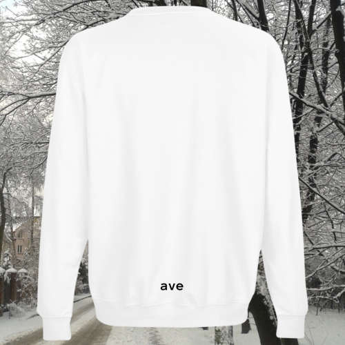 bluza - Sol - unisex - bawełna - organiczna - poliester - z recyklingu - premium - XS - 5XL - bez - kaptura - biała - white - logo