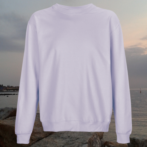 bluza - Sol - unisex - bawełna - organiczna - poliester - z - recyklingu - premium - XS - 3XL - bez - kaptura - liliowa - lilac