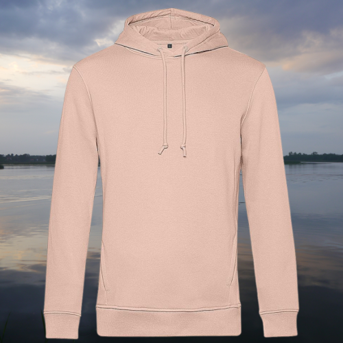 bluza – Ave – unisex – bawełna – organiczna – poliester – z – recyklingu – premium – z – kapturem – różowa - soft - rose - XS - 3XL