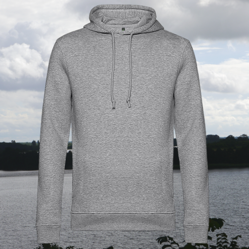 bluza – Ave – unisex – bawełna – organiczna – poliester – z – recyklingu – premium – z – kapturem – szara - heather - grey - XS - 3XL