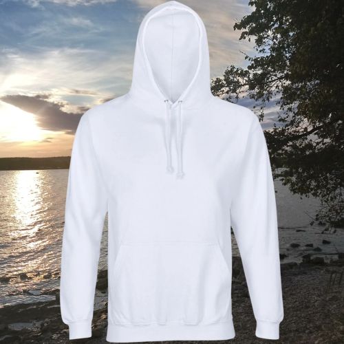bluza - Angel - unisex - bawełna - organiczna - poliester - z - recyklingu - premium - z - kapturem - jasnoniebieska - kremowa - creamy - blue - XXS - 3XL