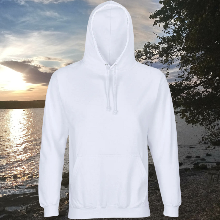 bluza - Angel - unisex - bawełna - organiczna - poliester - z - recyklingu - premium - z - kapturem - jasnoniebieska - kremowa - creamy - blue - XXS - 3XL