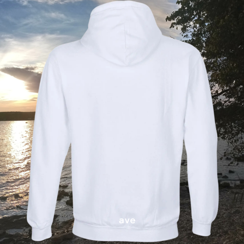 bluza - Angel - unisex - bawełna - organiczna - poliester - z - recyklingu - premium - z - kapturem - jasnoniebieska - kremowa - creamy - blue - XXS - 3XL - logo