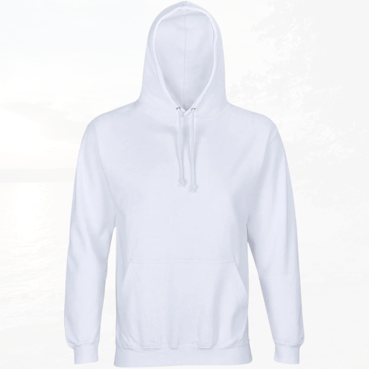 bluza - Angel - unisex - bawełna - organiczna - poliester - z - recyklingu - premium - z - kapturem - jasnoniebieska - kremowa - creamy - blue - XXS - 3XL