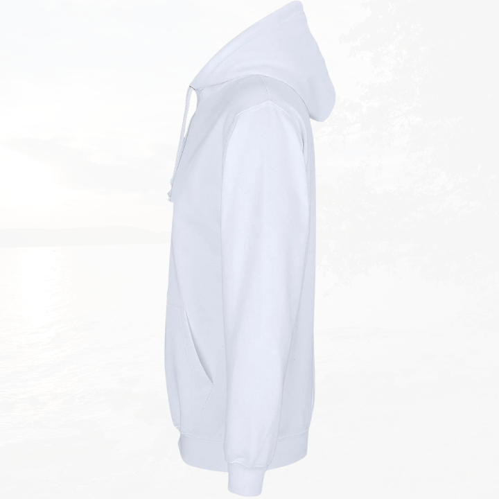 bluza - Angel - unisex - bawełna - organiczna - poliester - z - recyklingu - premium - z - kapturem - jasnoniebieska - kremowa - creamy - blue - XXS - 3XL