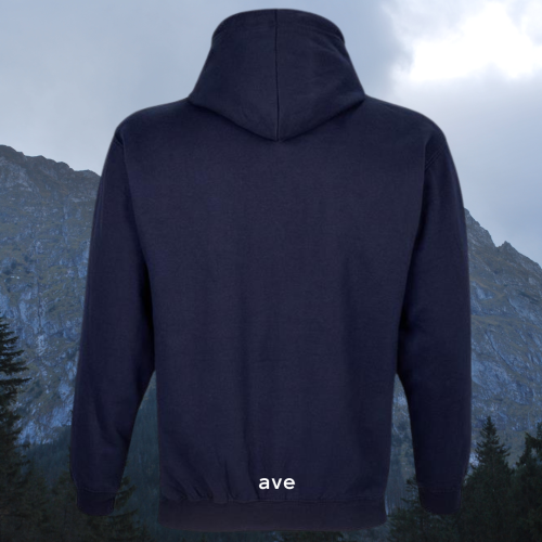 bluza - Angel - unisex - bawełna - organiczna - poliester - z - recyklingu - premium - z - kapturem - granatowa - french - navy - XXS - 5XL - logo