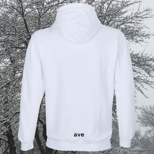 Bluza – Angel – unisex – bawełna – organiczna – poliester – z – recyklingu – premium – z – kapturem – biała – white - XXS - 5XL - logo