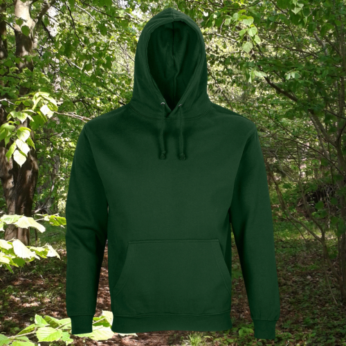 bluza - Angel - unisex - bawełna - organiczna - poliester - z - recyklingu - premium - z - kapturem - zielona - bottle - green - XXS - 5XL