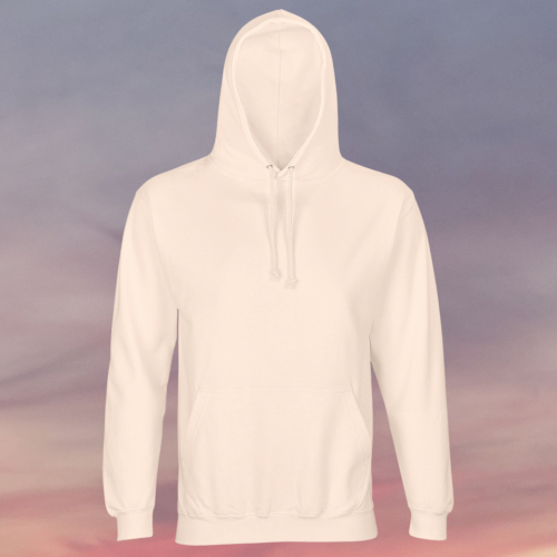 bluza - Angel - unisex - bawełna - organiczna - poliester - z - recyklingu - premium - z - kapturem - jasnoróżowa - creamy - pink - XXS - 3XL
