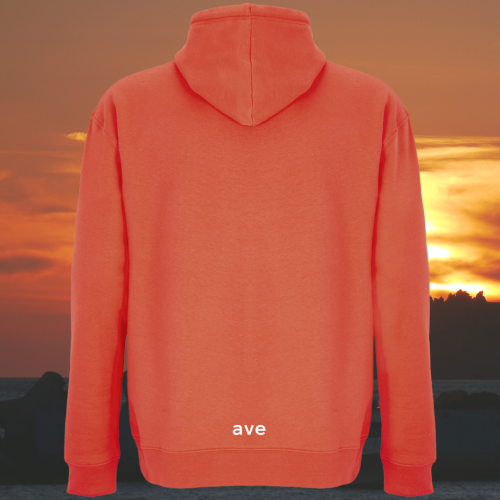 bluza - Angel - unisex - bawełna - organiczna - poliester - z - recyklingu - premium - z - kapturem - pomarańczowa - pop - orange - XXS - 3XL - logo