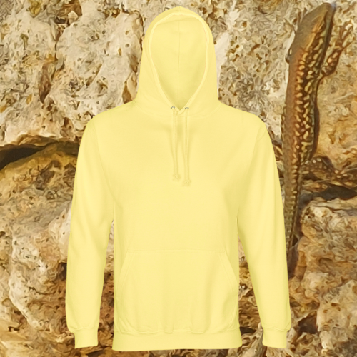bluza - Angel - unisex - bawełna - organiczna - poliester - z - recyklingu - premium - z - kapturem - jasnożółta - light - yellow - XXS - 3XL