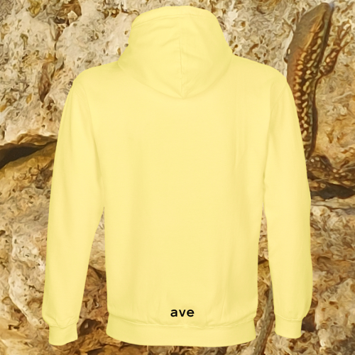 bluza - Angel - unisex - bawełna - organiczna - poliester - z - recyklingu - premium - z - kapturem - jasnożółta - light - yellow - XXS - 3XL - logo