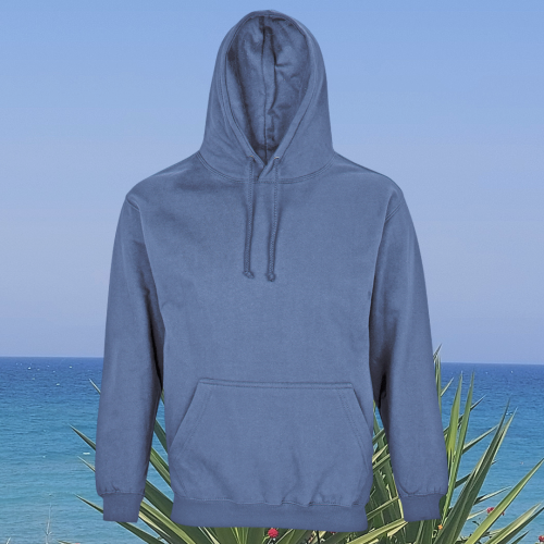 bluza - Angel - unisex - bawełna - organiczna - poliester - z - recyklingu - premium-z-kapturem - niebieska - blue - XXS - 3XL