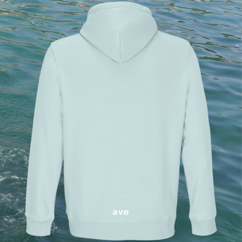 bluza – Noa – unisex – bawełna – organiczna – poliester – z – recyklingu – premium – z – kapturem – jasnoniebieska - niebieska - arctic - blue - XS - 3XL - logo