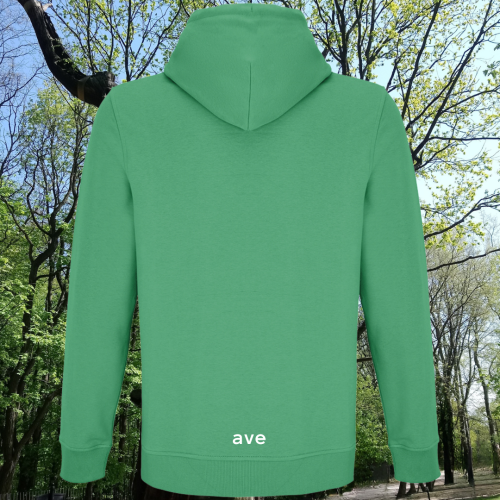 bluza – Noa – unisex – bawełna – organiczna – poliester – z – recyklingu – premium – z – kapturem – zielona - spring - green - XS - 3XL - logo