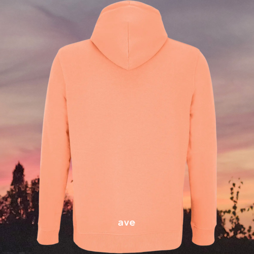 bluza – Noa – unisex – bawełna – organiczna – poliester – z – recyklingu – premium – z – kapturem – brzoskwiniowa - peach - XS - 3XL - logo