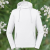 bluza – Caroline – unisex – bawełna – organiczna – premium  – kaptur – kołnierz – biała  - white - XS - 3XL - front