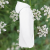 bluza – Caroline – unisex – bawełna – organiczna – premium  – kaptur – kołnierz – biała  - white - XS - 3XL - bok