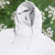 bluza – Caroline – unisex – bawełna – organiczna – premium  – kaptur – kołnierz – biała  - white - XS - 3XL - kaptur