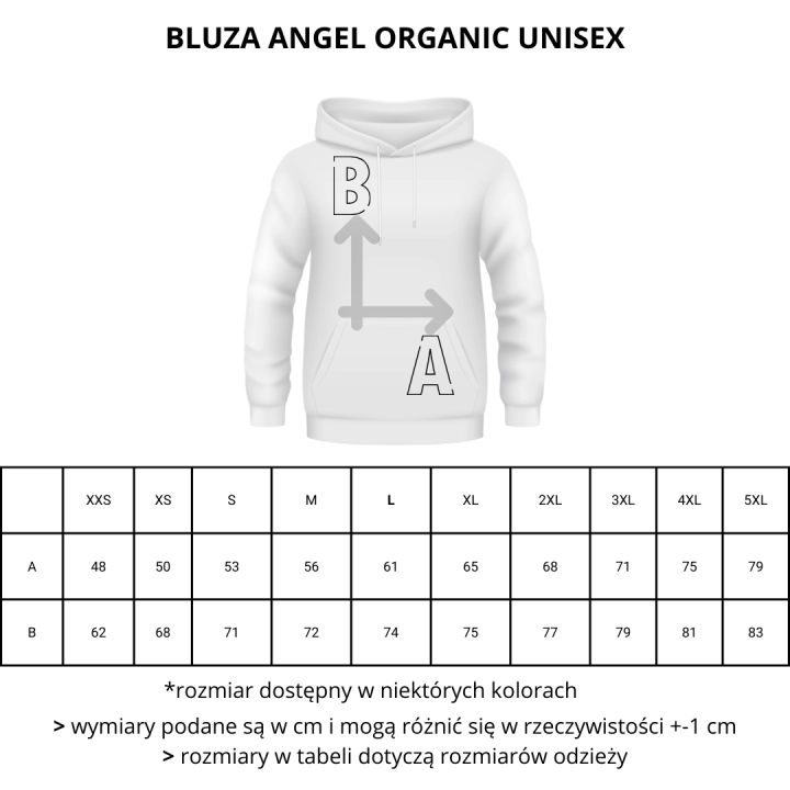 Wymiary. Bluza Angel organic unisex..png