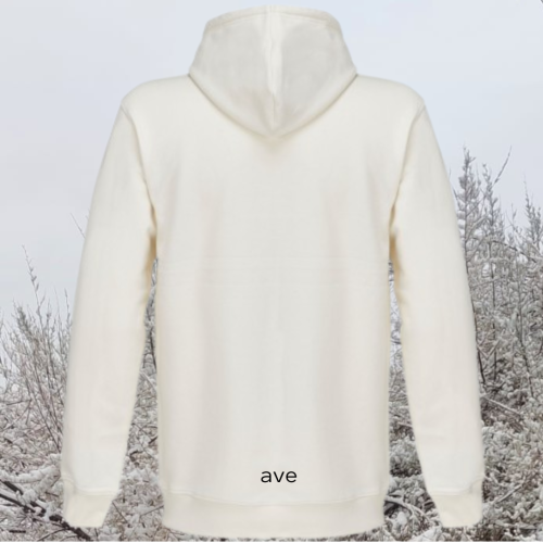 bluza - Angel - unisex - bawełna - organiczna - poliester - z - recyklingu - premium - z - kapturem - biała - off - white - XXS - 3XL - logo