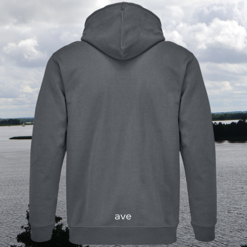 bluza - Angel - unisex - bawełna - organiczna - poliester - z - recyklingu - premium - z - kapturem - ciemnoszara - grey - XXS - 3XL - logo