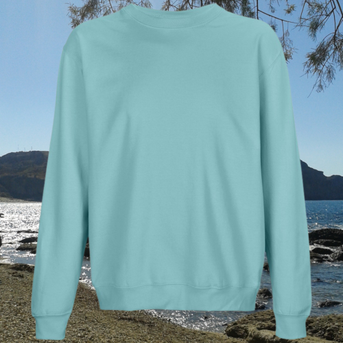 bluza - Sol - unisex - bawełna - organiczna - poliester - z - recyklingu - premium - XS - 3XL - bez - kaptura - niebieska - pool - blue