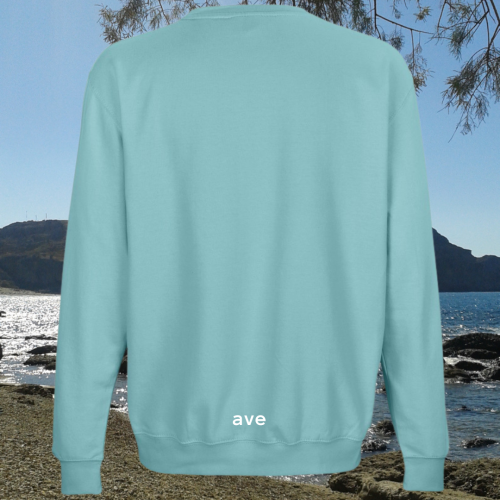bluza - Sol - unisex - bawełna - organiczna - poliester - z - recyklingu - premium - XS - 3XL - bez - kaptura - niebieska - pool - blue - logo