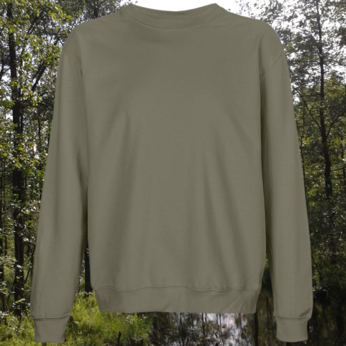 bluza - Sol - unisex - bawełna - organiczna - poliester - z - recyklingu - premium - XS - 3XL - bez - kaptura - zielona - army
