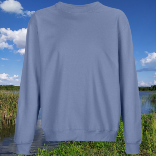 bluza - Sol - unisex - bawełna - organiczna - poliester - z - recyklingu - premium - XS - 3XL - bez - kaptura - niebieska - blue