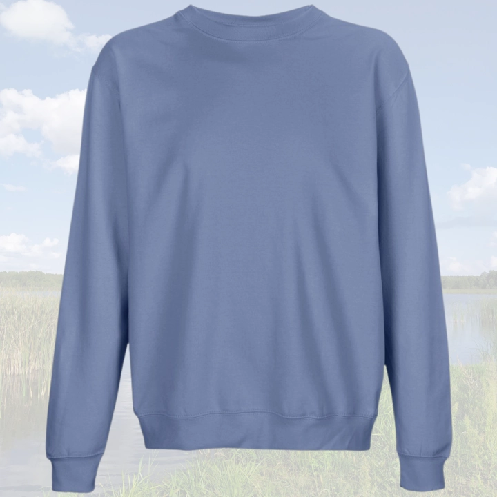 bluza - Sol - unisex - bawełna - organiczna - poliester - z - recyklingu - premium - XS - 3XL - bez - kaptura - niebieska - blue