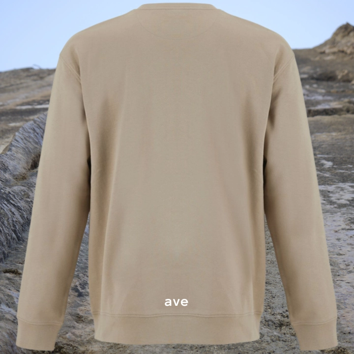 bluza - Sol - unisex - bawełna - organiczna - poliester - z - recyklingu - premium - XS - 3XL - bez - kaptura - jasnobrązowa - rope - logo
