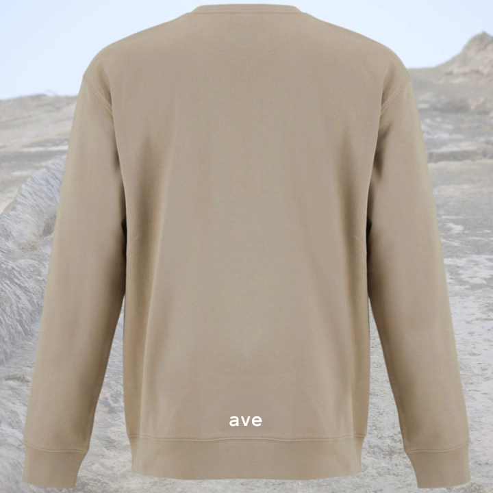 bluza - Sol - unisex - bawełna - organiczna - poliester - z - recyklingu - premium - XS - 3XL - bez - kaptura - jasnobrązowa - rope - logo