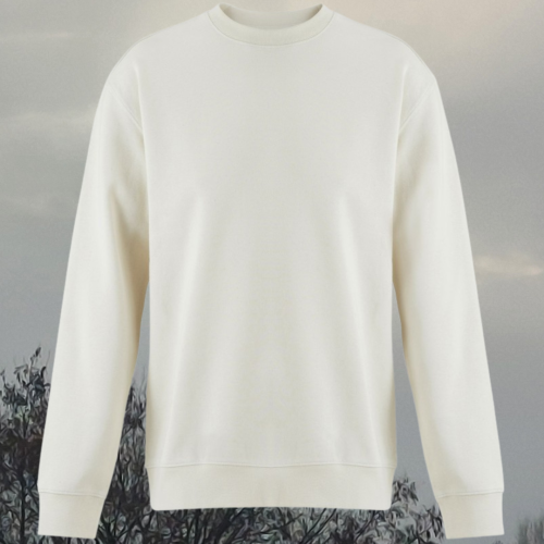 bluza - Sol - unisex - bawełna - organiczna - poliester - z - recyklingu - premium - XS - 3XL - bez - kaptura - kremowa - natural