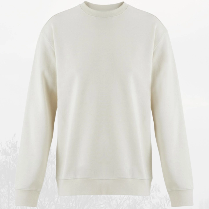 bluza - Sol - unisex - bawełna - organiczna - poliester - z - recyklingu - premium - XS - 3XL - bez - kaptura - kremowa - natural