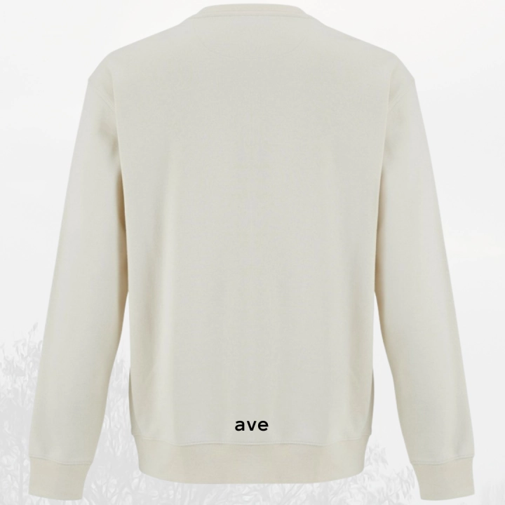 bluza - Sol - unisex - bawełna - organiczna - poliester - z - recyklingu - premium - XS - 3XL - bez - kaptura - kremowa - natural - logo