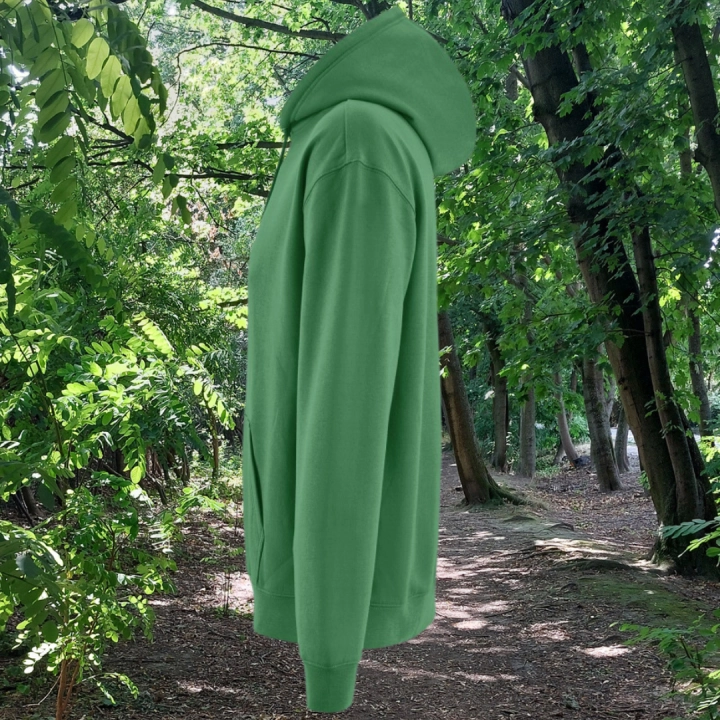 bluza - Angel - unisex - bawełna - organiczna - poliester - z - recyklingu - premium - z - kapturem - zielona - kelly - green - XXS - 3XL
