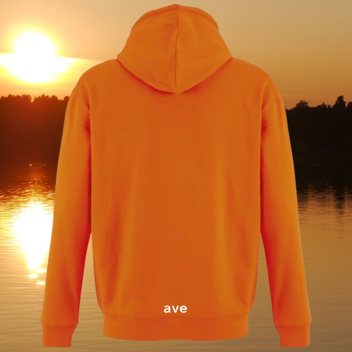 bluza - Angel - unisex - bawełna - organiczna  -poliester - z - recyklingu - premium - z - kapturem - pomarańczowa - orange - XXS - 3XL - logo