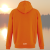 bluza - Angel - unisex - bawełna - organiczna  -poliester - z - recyklingu - premium - z - kapturem - pomarańczowa - orange - XXS - 3XL - logo