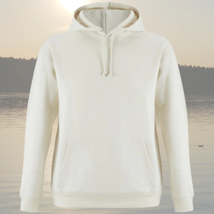 bluza - Angel - unisex - bawełna - organiczna - poliester - z - recyklingu - premium - z - kapturem - beżowa - natural - XXS - 3XL