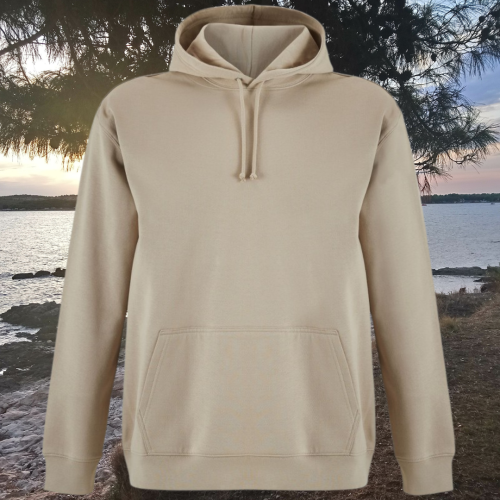 bluza - Angel - unisex - bawełna - organiczna - poliester - z - recyklingu - premium - z - kapturem - brązowa - rope - XXS - 3XL